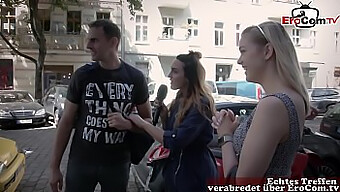 Une Journaliste Allemande Trouve Un Jeune Couple Pour Une Rencontre En Plein Air