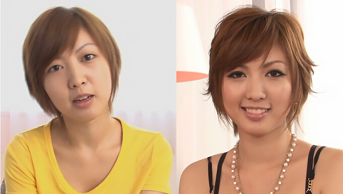 Japanese Teen'S Sensual Transformation From Shy To Seductive