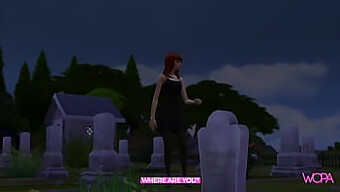 Animated Video Of A Couple'S Final Sexual Encounter At The Cemetery