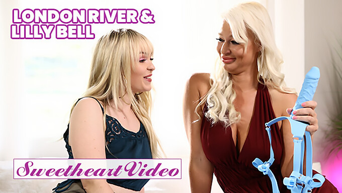 London River Et Lilly Bell Dans Une Action Lesbienne Chaude